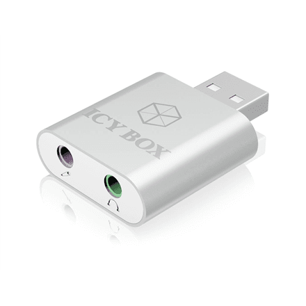 Raidsonic | ICY BOX IB-AC527 | USB to microphone and headphone adapter – nuotrauka 1