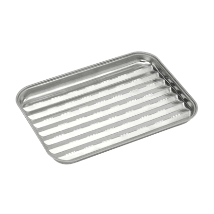 Barbecook | Reusable stainless steel grill pan, 34.5 x 24 x 3 cm | BC-ACC-7079 – nuotrauka 1