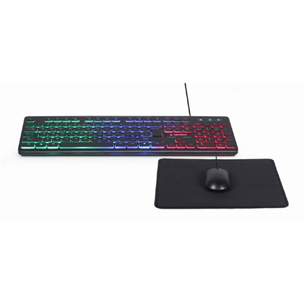 Gembird 3-in-1 Backlight Desktop Set – image 1