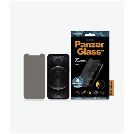 PanzerGlass | Apple | For iPhone 12/12 Pro | Tempered Glass | Transparent | Privacy glass – image 1