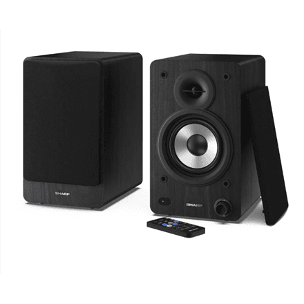 Sharp CP-SS30 Bookshelf Speakers, Black · Sharp · Speakers – nuotrauka 1