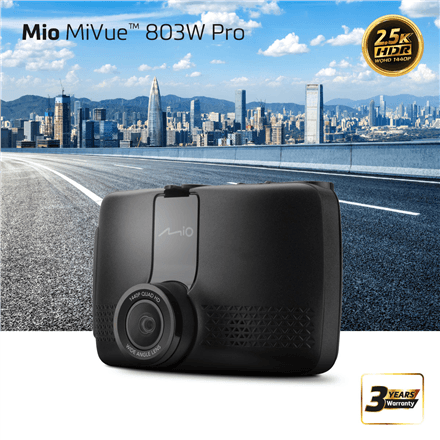 Mio | Car Dash Camera | MiVue 803W Pro | GPS | Wi-Fi – nuotrauka 1