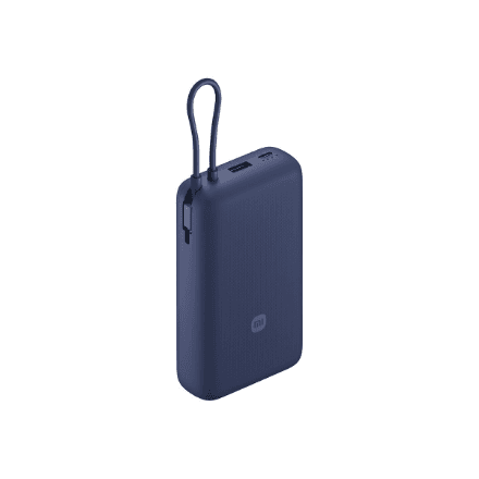 Xiaomi 33W Power Bank (Integrated Cable) | 20000 mAh | USB-C/USB-C cable/USB-A | Blue – image 1