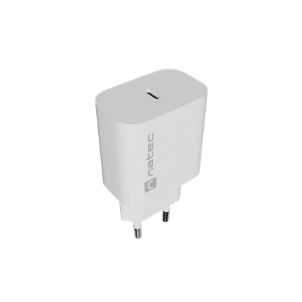 Natec Ribera USB Charger 1X USB-C 20W, White – image 1
