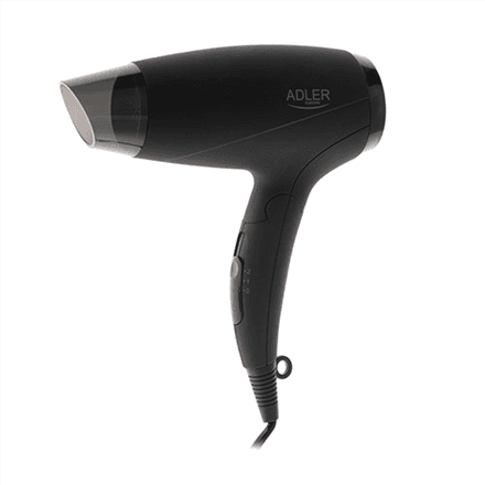 Adler | Hair Dryer | AD 2266 | 1200 W | Number of temperature settings 2 | Black – nuotrauka 1