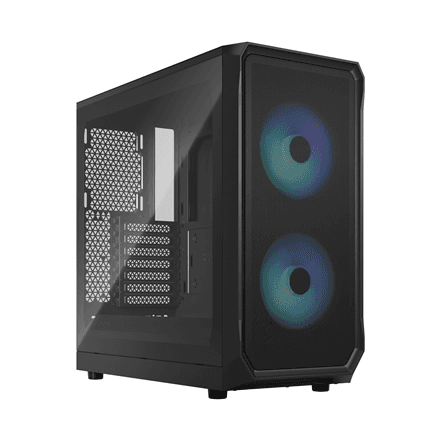 Fractal Design | Focus 2 | Side window | RGB Black TG Clear Tint | Midi Tower | ATX – nuotrauka 1