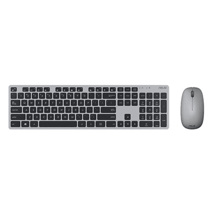 Asus | W5000 | Keyboard and Mouse Set | Wireless | Mouse included | EN | Grey – image 1