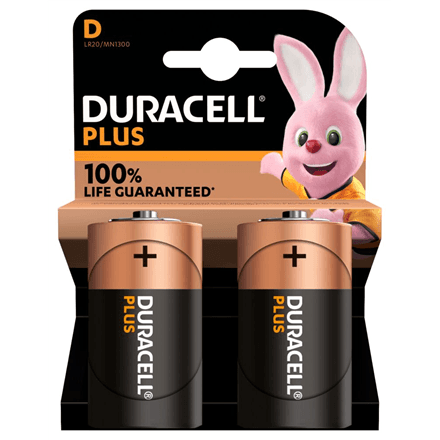 Duracell | Plus MN1300 | D | Alkaline | 2 pc(s) – image 1