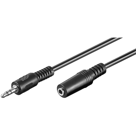 Goobay | Headphone and audio AUX extension cable; 3-pin 3.5 mm | 50090 | 5 m – image 1