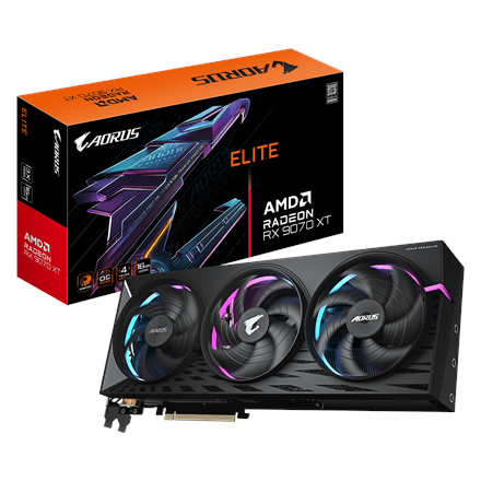 Gigabyte AORUS Radeon RX 9070 XT ELITE 16G – nuotrauka 1
