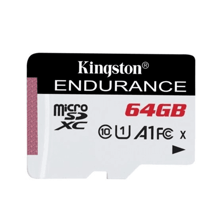 Kingston | Endurance | UHS-I U1 | 64 GB | micro SDXC | Flash memory class 10 – nuotrauka 1