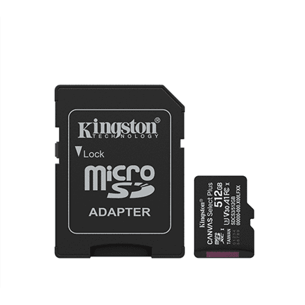 Kingston Canvas Select Plus · 512 GB · microSD – nuotrauka 1