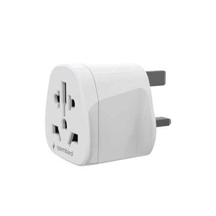 Gembird World to UK power adapter plug, 10 A | A-AC-UKMINTF – nuotrauka 1
