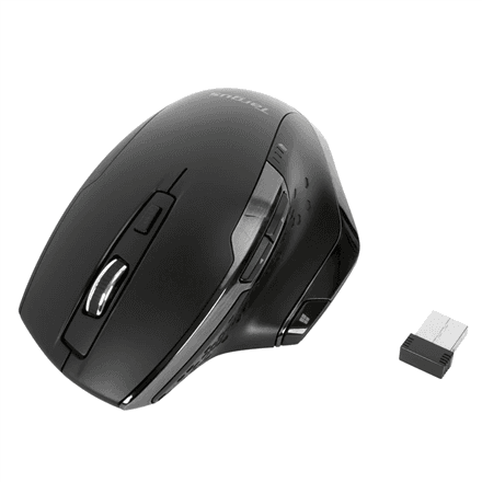 Targus | Antimicrobial Ergo Mouse | AMW584GL | Wireless | 2.4 Ghz | Black – nuotrauka 1
