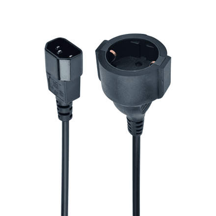 Cablexpert | Power adapter cord | PC-SFC14M-01 | 0.15 m – nuotrauka 1