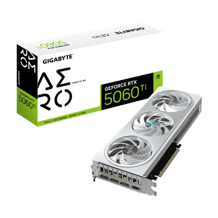 Gigabyte GeForce RTX 5060 Ti AERO OC 8G · NVIDIA · 8 GB – nuotrauka 1