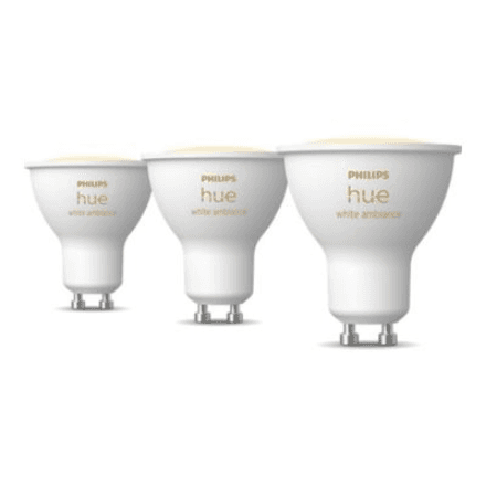 Philips Hue Smart Spotlight, 3pcs pack | GU10 | 4.2 W | Warm to cool white light – image 1