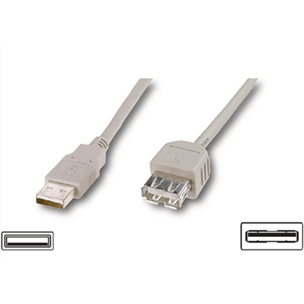 Logilink | USB 2.0 extensio cable, | USB-A to USB-A USB A female | USB A male – nuotrauka 1