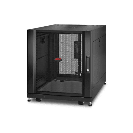 APC NetShelter SX 12U Server Rack Enclosure 600mm x 900mm w/ Sides Black | Schneider Electric – image 1