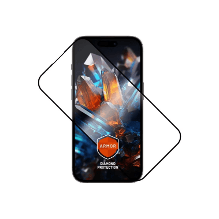 Fixed Armor | Screen protector | Apple | iPhone 15/iPhone 16 | Tempered glass | Black – image 1