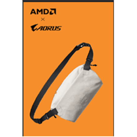 Gigabyte | AORUS AMD | Sling Bag | Grey – image 1