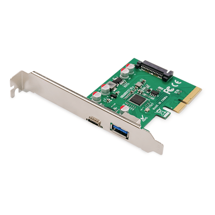 Digitus | PCIe card, USB-C 3.1 Gen 2, 10Gpbs, USB-A 3.1 | DS-30225 – nuotrauka 1