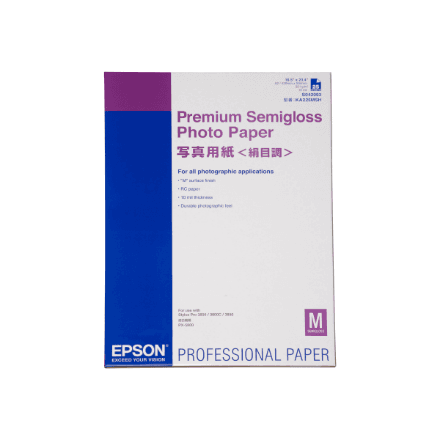Epson Premium Semigloss Photo Paper, 25 Sheets | Photo Paper | 250 g/m² | A2 – nuotrauka 1