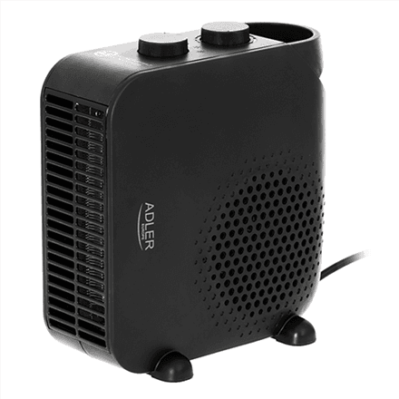 Adler | Heater | AD 7725b | Fan heater | 2000 W | Number of power levels 2 | Black – image 1