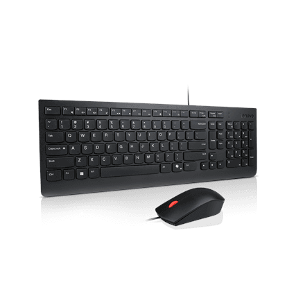 Lenovo Essential Wired Combo Keyboard and Mouse · Keyboard and Mouse Set · Wired – image 1