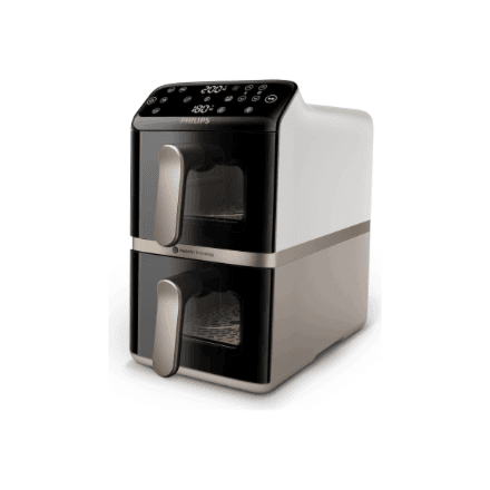 Philips Airfryer, Dual Basket · NA462/80 4000 Series · Capacity 10 L – nuotrauka 1