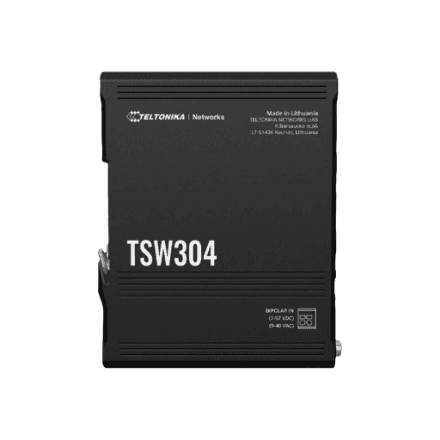 Teltonika | DIN Rail Switch | TSW304 | Unmanaged | Wall-mountable – nuotrauka 1