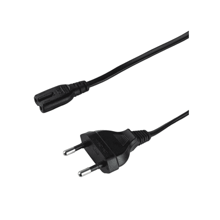 Logilink | Power cord | CP092 | Black Euro plug (CEE 7/16) | IEC 60320 C7 connector – image 1