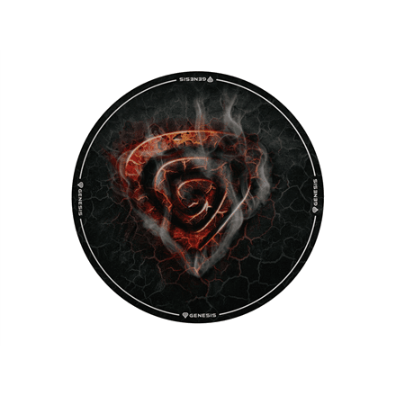 Genesis Tellur 400 Round Lava Floor Mat | Black – image 1