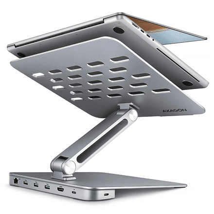 AXAGON Desk Mount HMC-STND USB-C 5Gbps Stand and Hub 7in1 – image 1