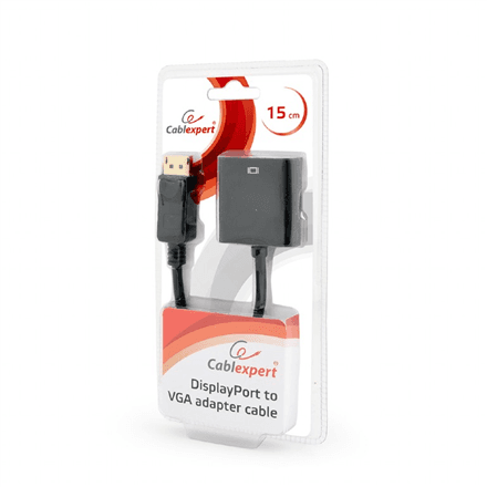 Cablexpert DisplayPort to VGA adapter cable, Black | Cablexpert – image 1