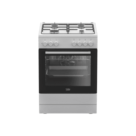 Beko FBE62120WD Cooker, Gas hob, Electric oven, Width 60 cm, White | BEKO – image 1