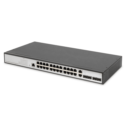 Digitus | 24-Port Gigabit Switch | DN-80221-3 | Managed L2 | Desktop/Wall-mountable – image 1