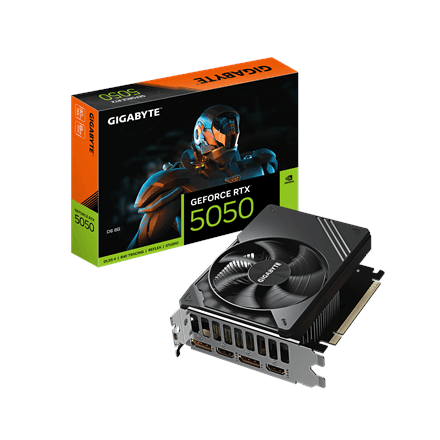 Gigabyte GeForce RTX 5050 D6 8G · NVIDIA · 8 GB – nuotrauka 1