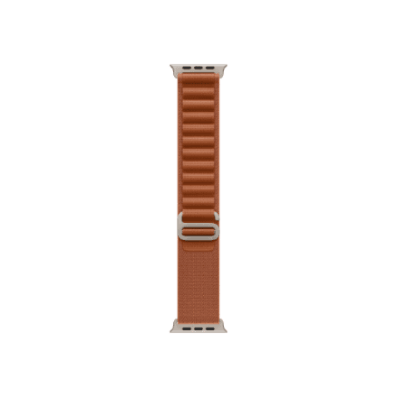 Apple 49mm Terra Cotta Alpine Loop - Small - Natural Titanium Finish | Apple – nuotrauka 1