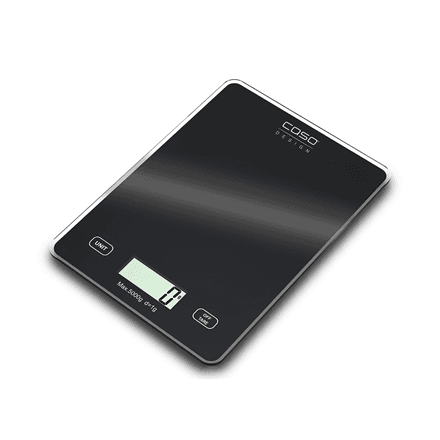 Caso | Kitchen scale | Slim | Maximum weight (capacity) 5 kg | Graduation 1 g | Black – nuotrauka 1