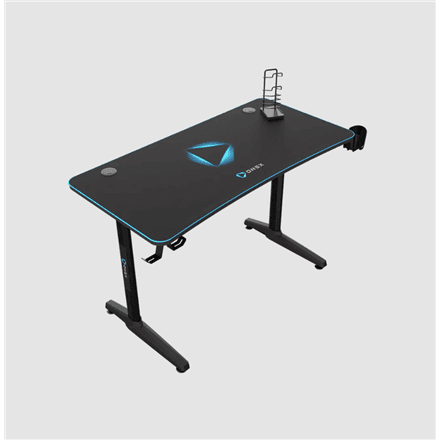 Onex Gaming Desk w/Cup holder, headset hook, Gamepad holder, Full coverage mouse pad – nuotrauka 1