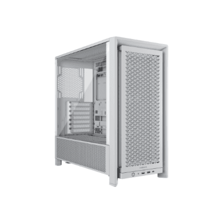 Corsair PC Case | Frame 4000D RS Modular | White | Mid-Tower – image 1