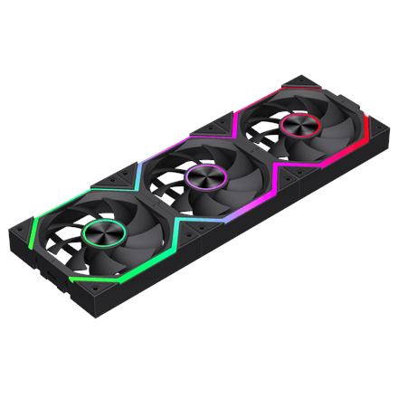 Gamemax FN12A-N2 WL | Case fan | Black – image 1