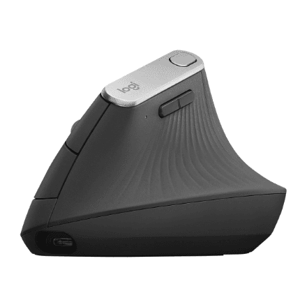 Logitech | Ergonomic Mouse | MX VERTICAL | Wireless | USB, Bluetooth | Graphite – image 1