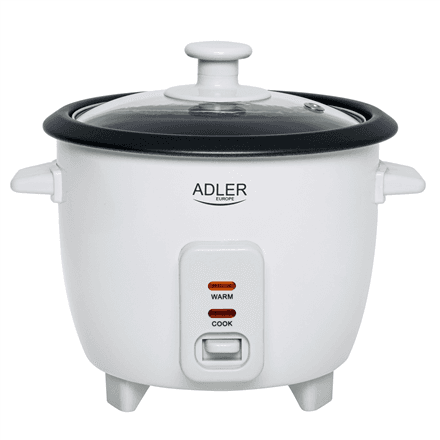 Adler Rice Cooker | AD 6418 | 300 W | 0.6 L | Number of programs 2 | White – nuotrauka 1