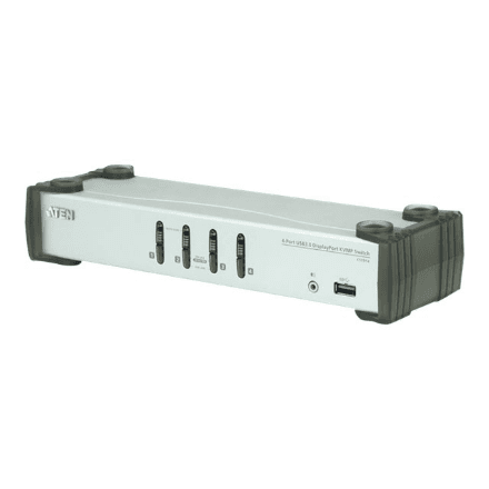 Aten | 4-Port USB 3.0 DisplayPort KVMP Switch (Cables included) | CS1914 – image 1