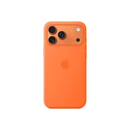 Apple iPhone 17 Pro Max Silicone Case with MagSafe – Orange | Apple – image 1