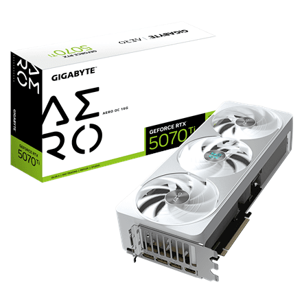 Gigabyte GeForce RTX 5070 Ti AERO OC 16G · NVIDIA · 16 GB – image 1