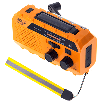 Adler | Portable radio with flashlight | AD 1197 | Alarm function – image 1