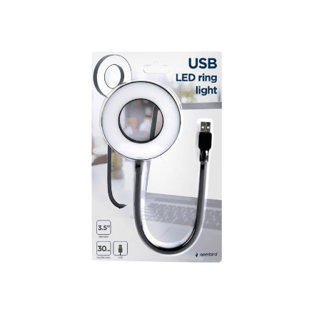 Gembird NL-LEDRING-01 USB LED ring light | White 6500K | N/A – image 1